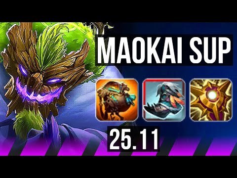 MAOKAI & Kindred vs NAMI & Hwei (SUP) | Rank 5 Maokai | JP Challenger | 25.11