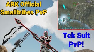 Yoinking Capped Tek Suits + Tek Suit PvP | ARK Official Smalltribes PvP