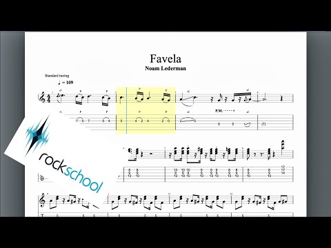  Favela Rockschool Grade 6 Guitar