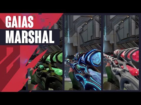 Gaias Vengeance Marshal Skin Showcase - Valorant Gaias Vengeance Skins Collection