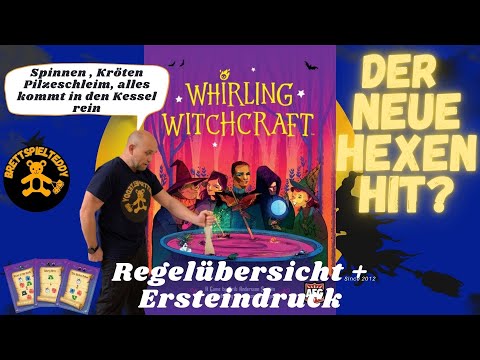 Heiße Hexenkessel - Whirling Witchcraft - Spiel - Brettspiel Teddy - Regeln und Ersteindruck  🐻