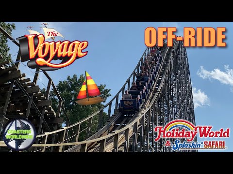 Off-ride footage of a Voyage train