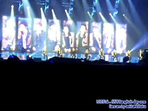 [FANCAM] 120316 SS4 Bangkok - Lovely day (end)
