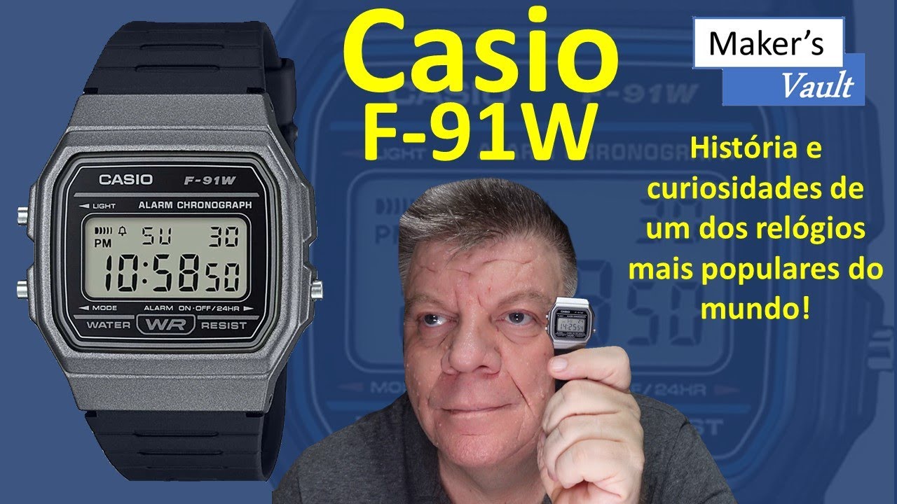 Casio F-91W: Um dos relógios mais populares do mundo – História, curiosidades e funcionalidades