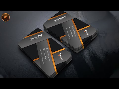 How to Design Business Card in Adobe Illustrator CC