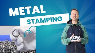 How are metal stamping parts made in a factory?