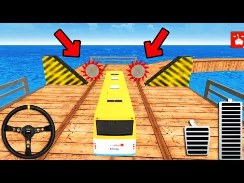 Impossible Bus Driving Extreme Highway Stunts #2 - Android Gameplay