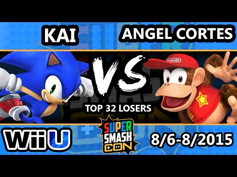 SSC - Kai (Sonic) Vs. HBA | Angel Cortes (Diddy Kong) SSB4 Losers - Smash Wii U - Smash 4