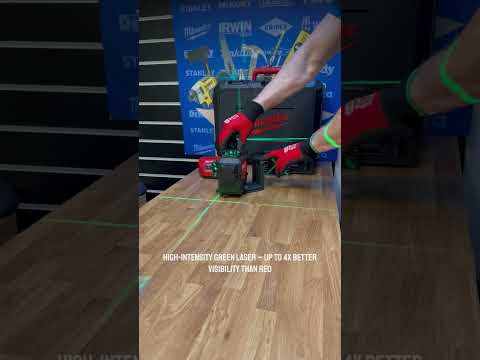 MAXIMUM PRECISION & VISIBILITY – MILWAUKEE M12 3PL-401C GREEN 360°!