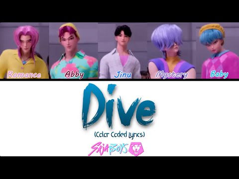 "Dive" By Saja Boys | Fanmade Song | Color Coded Lyrics | KPop Demon Hunters