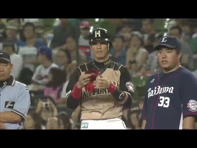 【1回表】積極的に初球から!! ファイターズ・陽 3試合連続ヒット!! 2016/8/27 L-F