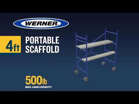 Werner Ladder - PS48 Portable Scaffold