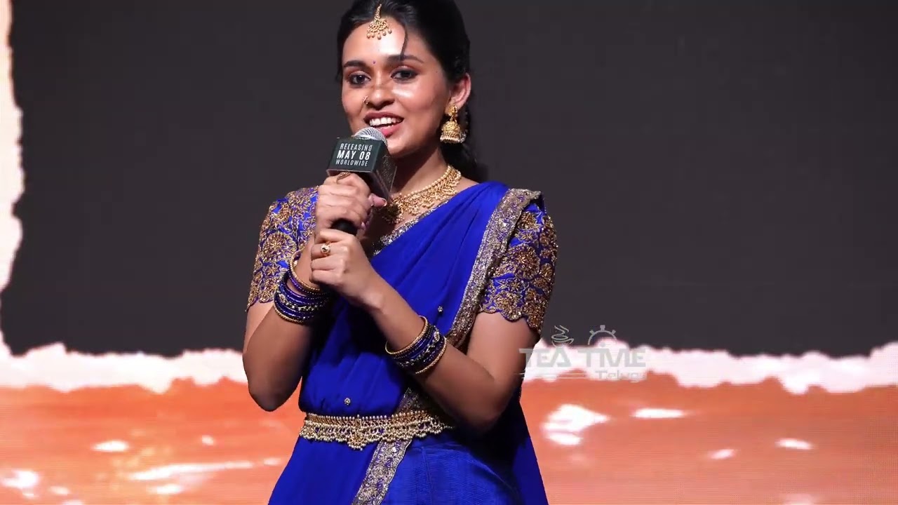 Heroine Nidhi Pradeep Speech at Godari Gattupaina Pre-Release Event