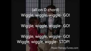 Stand Still (Wiggle wiggle wiggle) by Yo Gabba Gabba music therapy activity songs 4 kids: how 2 play