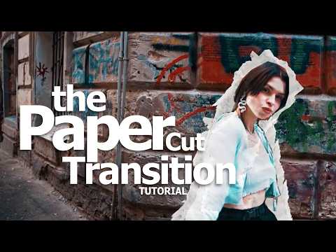 How To Create a Paper Cut Transition in After Effects (Under 3 Minute)