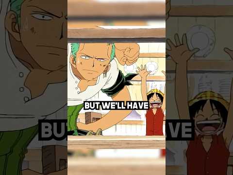 Zoro regrets joining Luffy