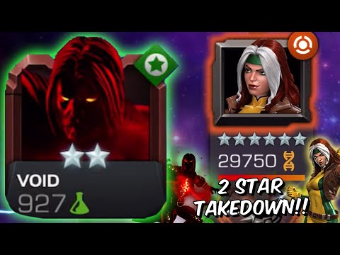 2 Star Void DESTROYS Boss Rush Rogue - Marvel Contest of Champions