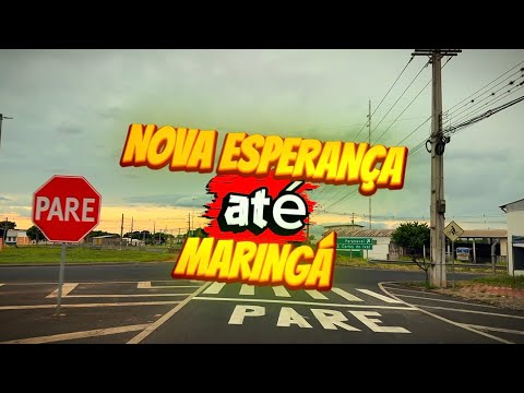 Praca da Bandeira - Nova Esperança até Maringá Paraná Brasil 