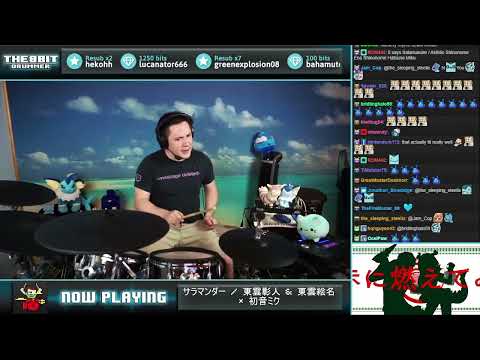 The8BitDrummer plays サラマンダー (Salamander) / 東雲彰人 & 東雲絵名 × 初音ミク
