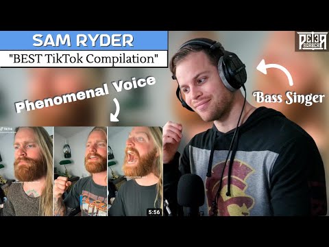 Bass Singer FIRST-TIME REACTION & ANALYSIS - Sam Ryder | Best TikTok Compilation