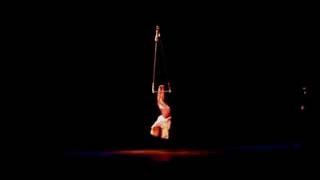 Natural Wings at  Aerial Dance Fest, Ireland. Single Point Trapeze act : Real Love