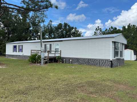 3 bedroom 2 bath Mobile Home on 1 acre in Suwannee County property video