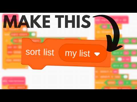 How to sort a list in Scratch! [2.5 ways]