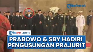Momen Presiden Ke-6 SBY dan Presiden Prabowo Beri Penghormatan Terakhir ke 3 Prajurit TNI yang Gugur