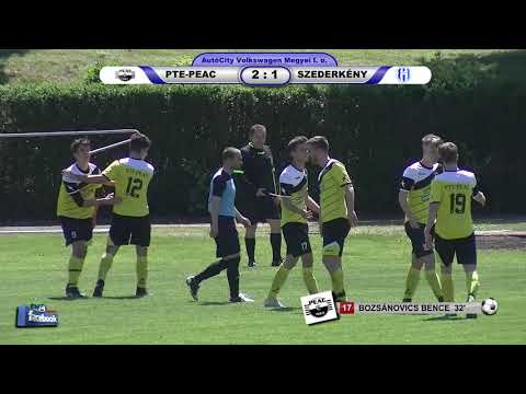 PTE-PEAC - SZEDERKÉNYI SE     5 - 1    (2 - 1)