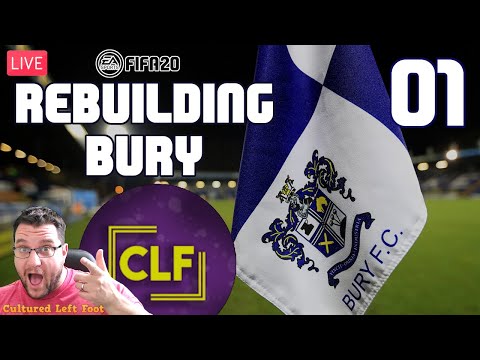 FIFA 20 BURY CAREER MODE! Episode 1 | SEASON 1 | Road To Glory | Youth Academy Challenge