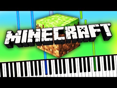 MIDIes Mus - Minecraft - Theme Song (C418 - Key Soundtrack) Piano Tutorial (Sheet Music + midi) synthesia cover