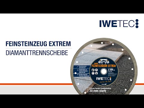 Feinsteinzeug Extrem | Diamanttrennscheibe | IWETEC
