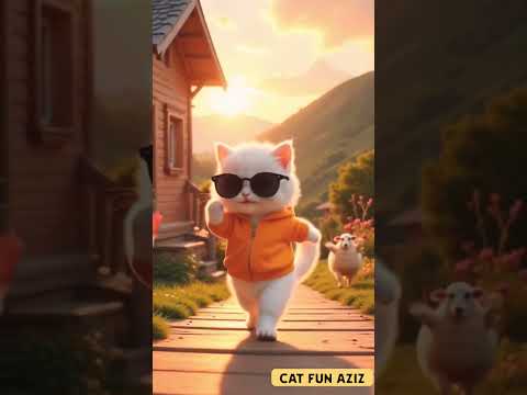 Maw Maw Cat Dancing Cutely | Funny Cat Dance Video 2025 #shortsfeed #dancingcat