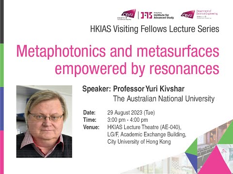 20230829 - Metaphotonics and metasurfaces empowered by resonances