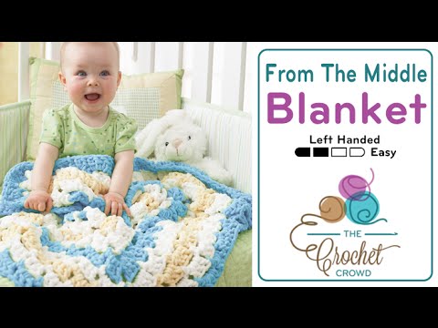 Left Hand Crochet for Beginners Baby Blanket Pattern The Crochet Crowd