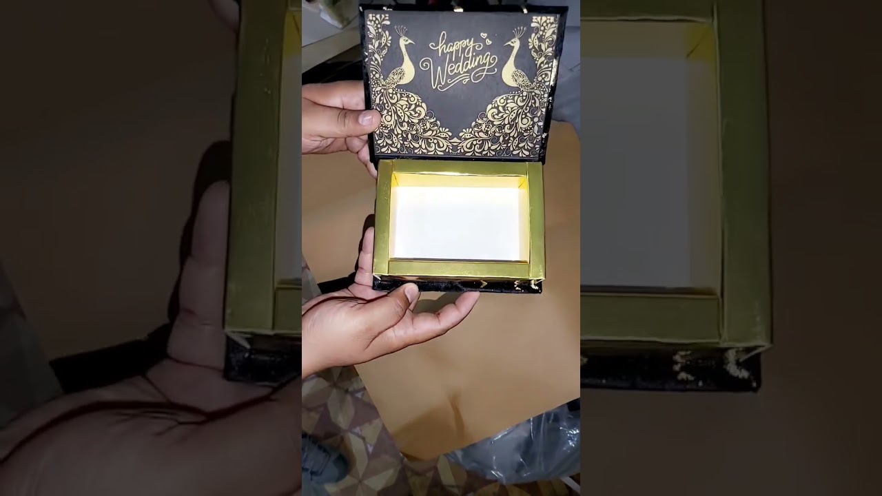custom wedding gift box #packaging #printing