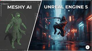 Meshy AI to Unreal Engine Workflow! (Skip Retargeting Time Saver)