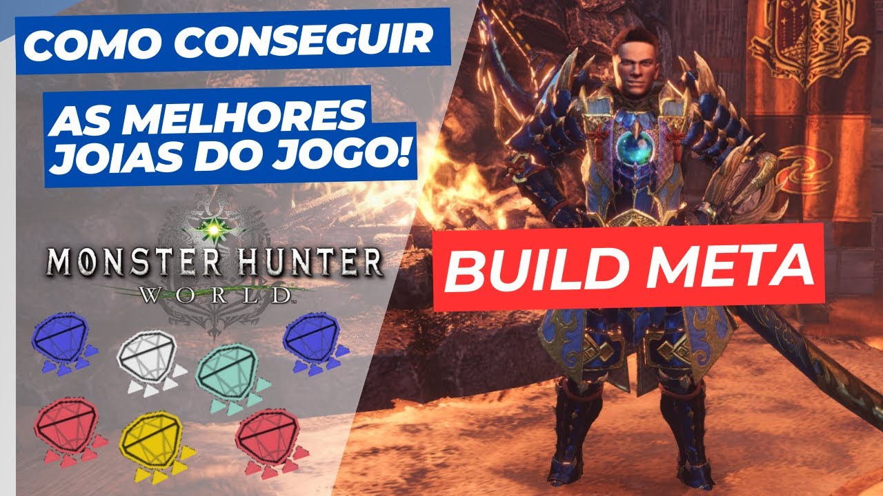 Como conseguir as melhores Joias | Guia de farm de joias do Monster Hunter World #returntoworld