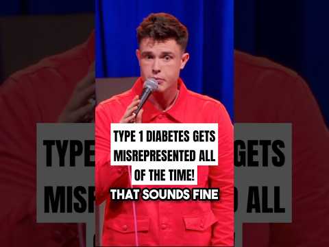 #type1diabetes gets misrepresented all the time! From #edgamble #standupcomedy special Blood Sugar.