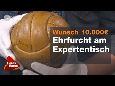Original WM-Ball von 1954 mit Autogrammen der Weltmeister - Bares für Rares vom 07.02.2019 | ZDF