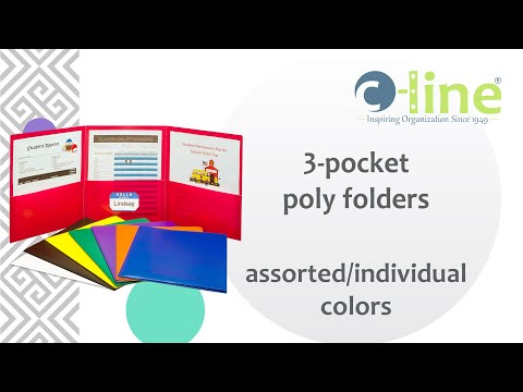 3 Prong Plastic Folders