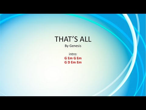 That's All - Genesis