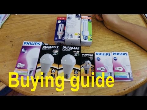 LED light bulb buying guide: Understanding the specifications.