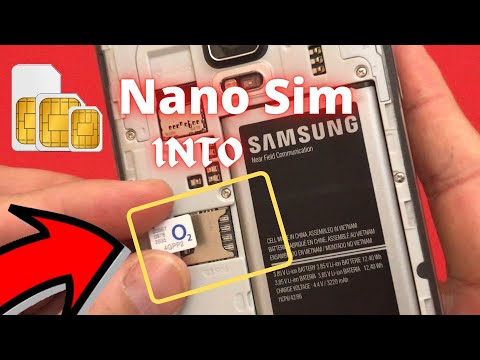 how to insert nano sim card in micro sim card slot ( Samsung and other brands)