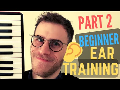 Beginner Ear Training Exercises - Relative Pitch - Large Intervals - Part 2 .mov
