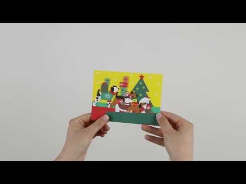 Dogs on Parade Holiday Pop-Up Cards - Set of 8