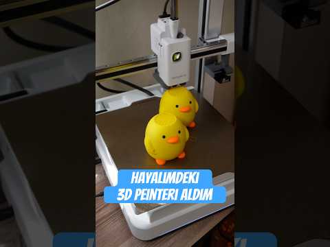 Yeni 3D Printer Aldım!