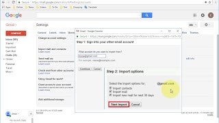 How to Transfer All Emails & Contacts from one Gmail to other Gmail (Old to New) Easy