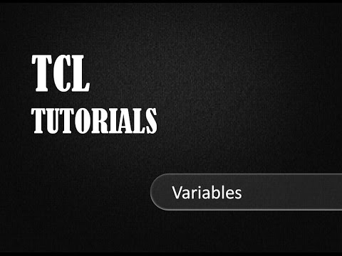 Variable in TCL--TCL Tutorials