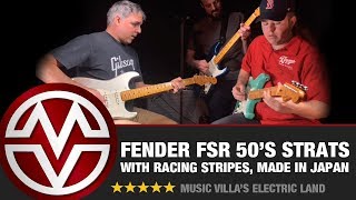 Video thumbnail for Fender FSR 50's Strats with Racing Stripe + a Phish Frenzy! by Music Villa